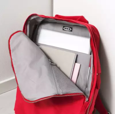 Backpacks Ikea: Ringkesan koper backpack ireng ing rodha lan model liyane, kepiye peduli 15421_11