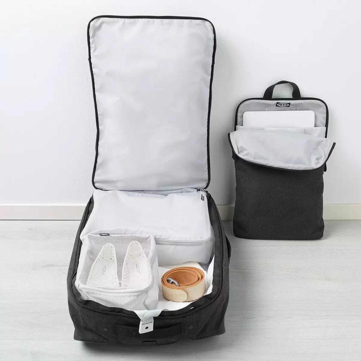 IKEA Plecaki: Przegląd czarnej walizki plecaka na kołach i innych modelach, jak to opiekować 15421_18