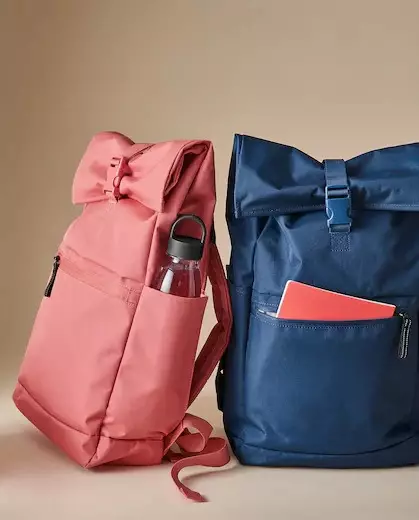 Ikea Backpacks: Incamake yikanzu yumukara-ivalisi ku ruziga nubundi moderi, uburyo bwo kwita 15421_4