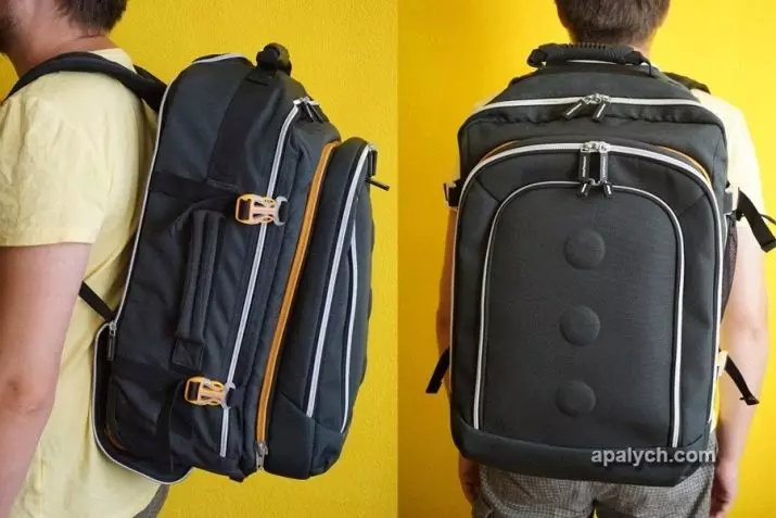 I-Ikea Backpacks: Amagqabantshintshi ngesutikheyisi ye-backpack emnyama e-Backpack enamavili kunye nezinye iimodeli, indlela yokukhathalela 15421_5