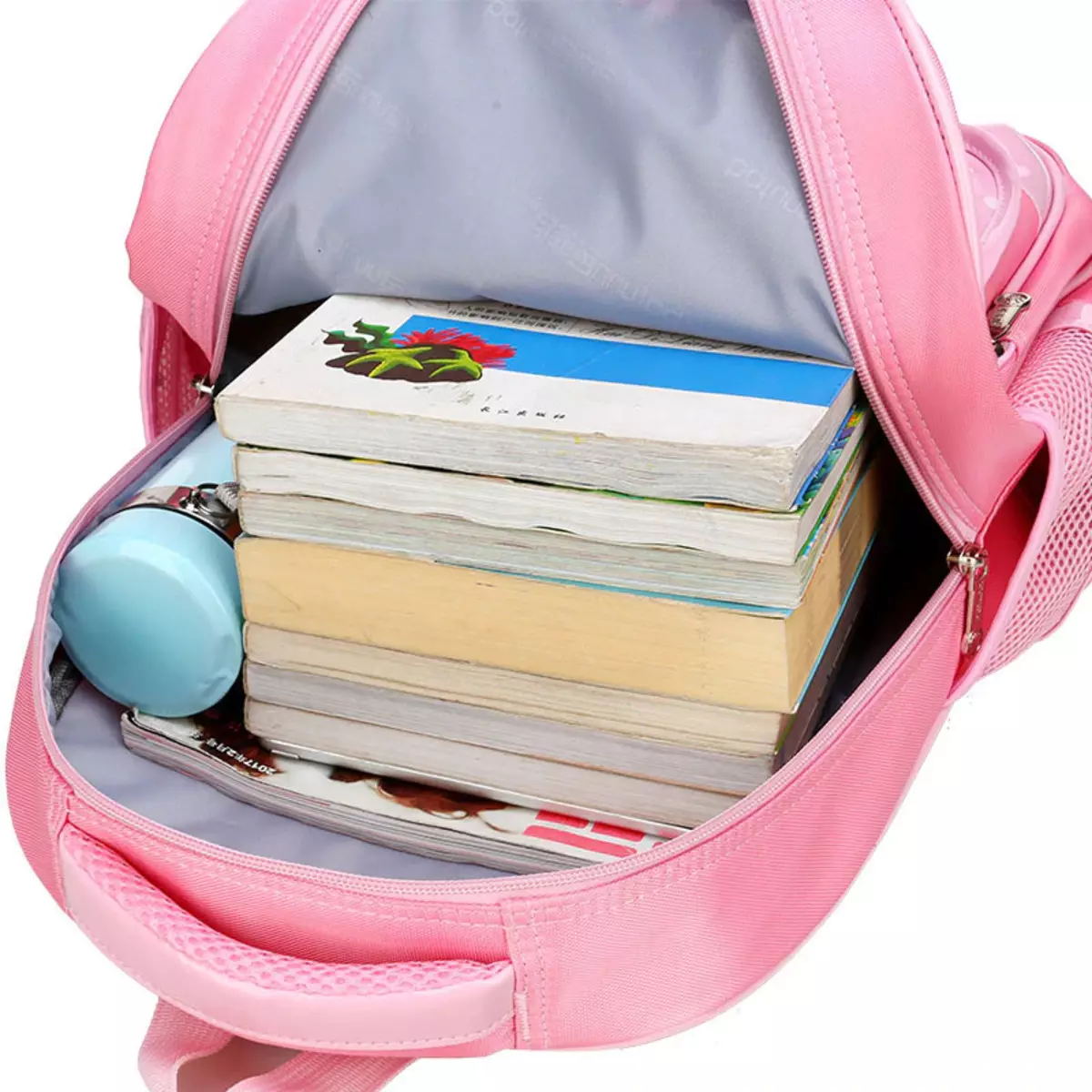 O que deve estar em uma mochila em uma garota? Montagem de mochila escolar para meninas 12-13 e 14 anos de idade. Que coisas pessoais colocam? 15425_2