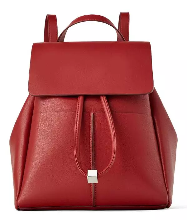 Zara backpacks: ຜູ້ຍິງສີດໍາ, ເດັກນ້ອຍສໍາລັບເດັກນ້ອຍ, ສີຂີ້ເຖົ່າແລະສີແດງ, ພ້ອມທັງແບບກະເປົາຂອງກະເປົາຈາກບໍລິສັດ. ສິ່ງທີ່ດີທີ່ສຸດທີ່ຈະໃສ່? 15437_9