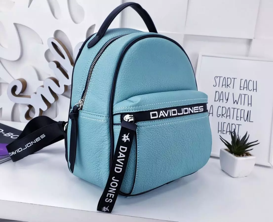 David Jones Backpacks：革の女性の黒と緑、白とその他の色のバッグ、バックパック、偽物と区別する方法 15438_17