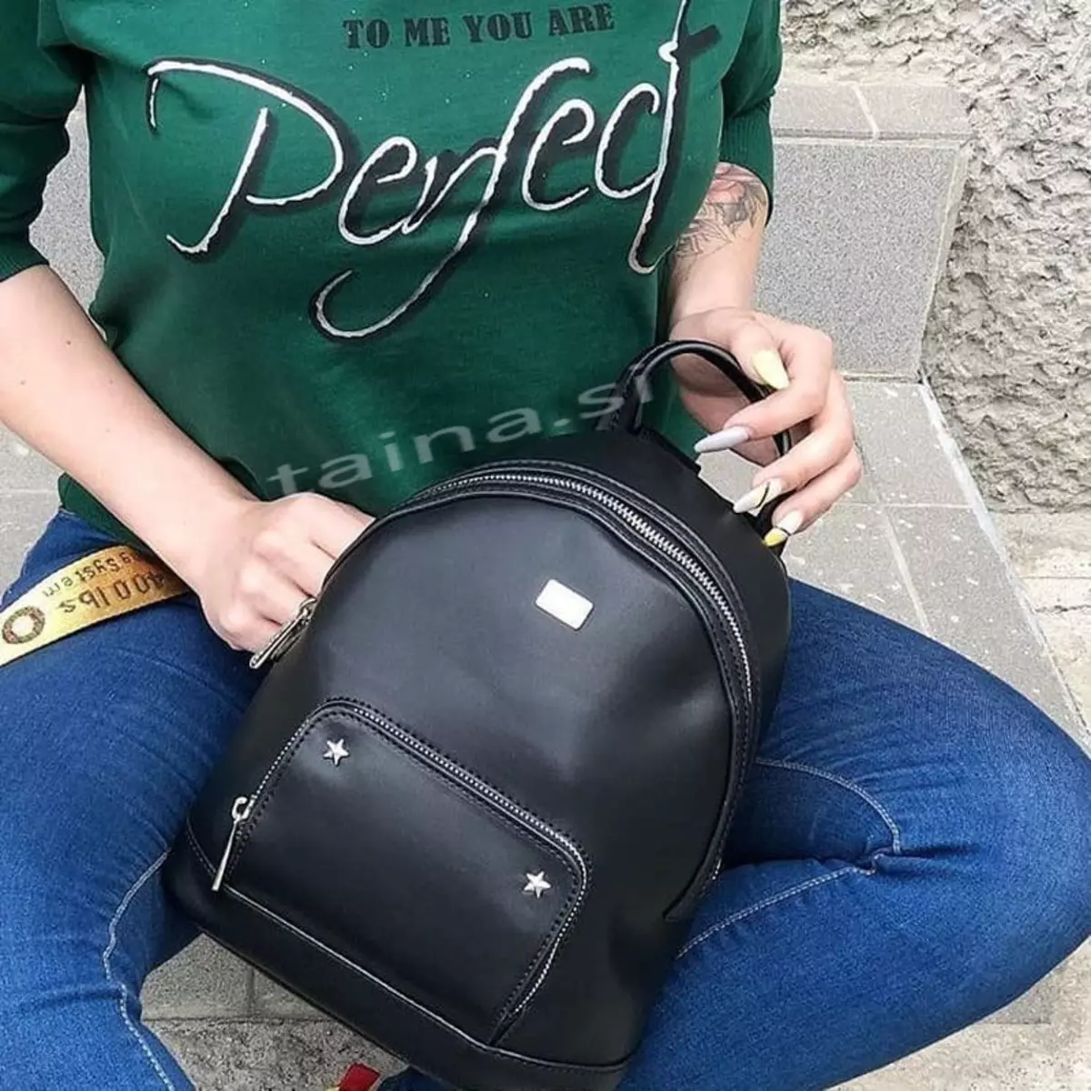 David Jones Backpacks：革の女性の黒と緑、白とその他の色のバッグ、バックパック、偽物と区別する方法 15438_8
