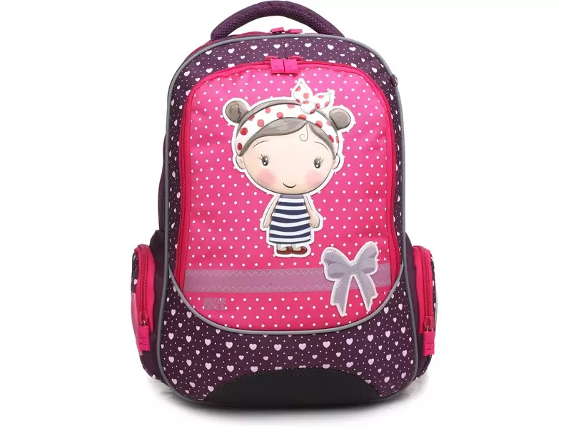 4All ruksak: crni i ljubičasti, školski modeli s pikselima i crtežima, ostale ruksak 15449_13