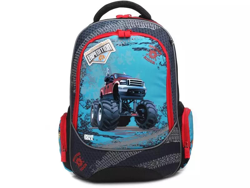 4All ruksak: crni i ljubičasti, školski modeli s pikselima i crtežima, ostale ruksak 15449_14