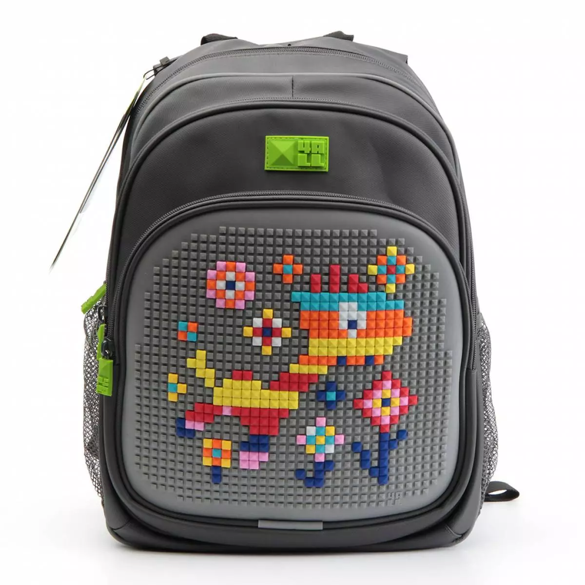 4All ruksak: crni i ljubičasti, školski modeli s pikselima i crtežima, ostale ruksak 15449_15