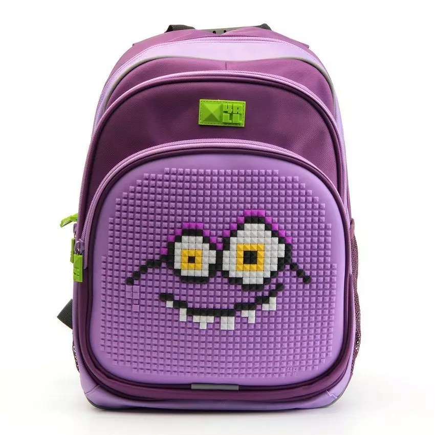4All mochilas: modelos negros e púrpura, escolares con píxeles e debuxos, outras mochilas 15449_17