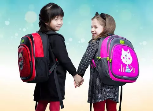 4All mochilas: modelos negros e púrpura, escolares con píxeles e debuxos, outras mochilas 15449_6