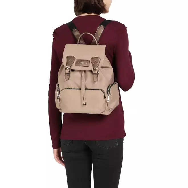 Backpacks Abricot: Μπλε, μαύρο, πράσινο, πράσινο και ροζ, καφέ και άλλα μοντέλα 15451_14