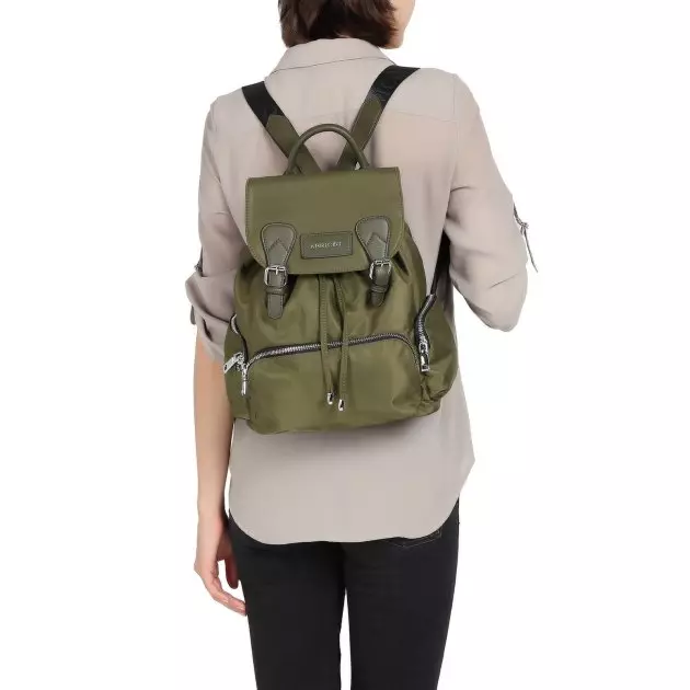 Backpacks Abricot: Μπλε, μαύρο, πράσινο, πράσινο και ροζ, καφέ και άλλα μοντέλα 15451_6
