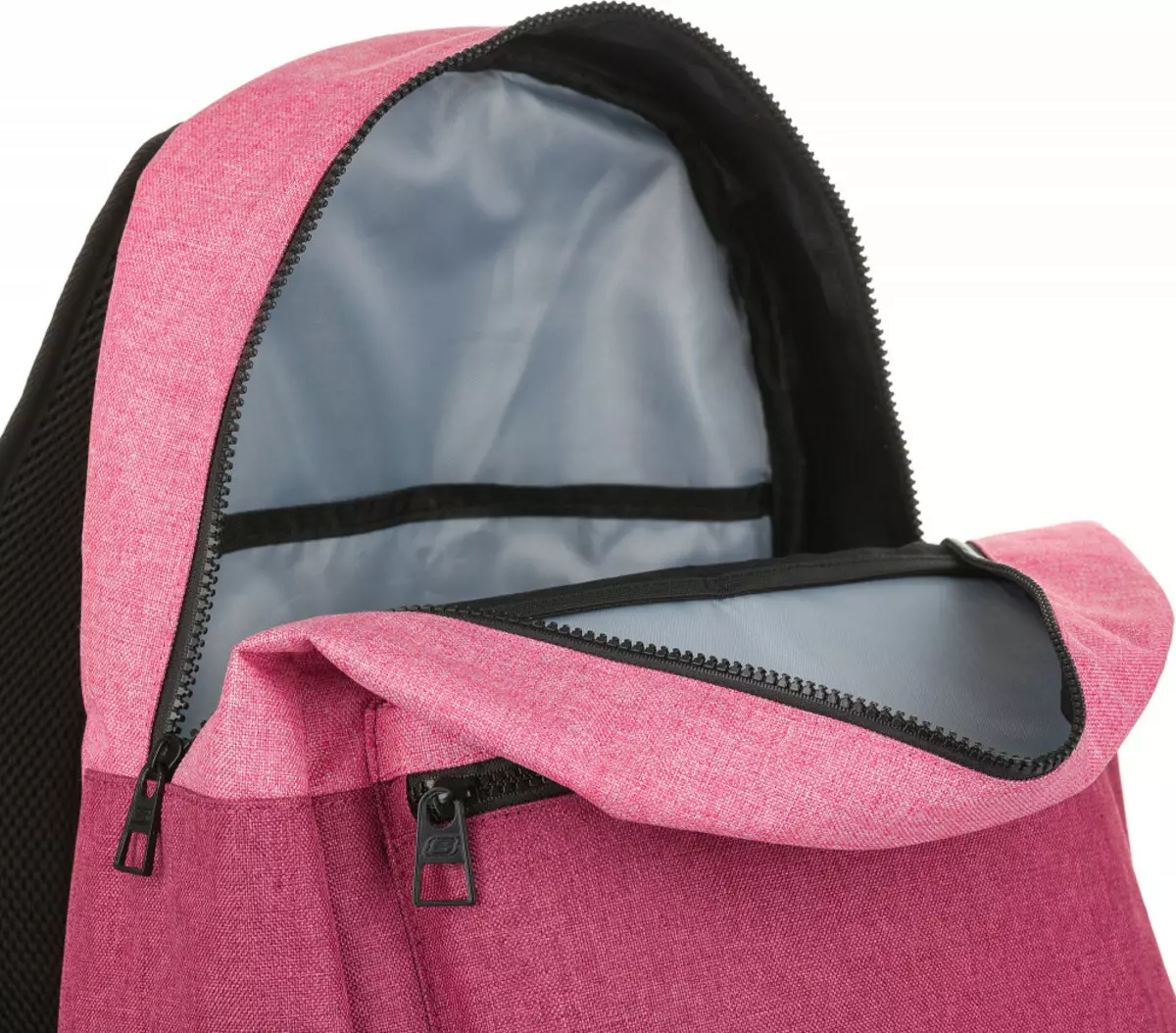 Skechers backpack: Vakadzi vatema uye vakasvibira, grey uye tsvuku, diki yebhuruu uye mamwe marudzi, ongororo 15455_16