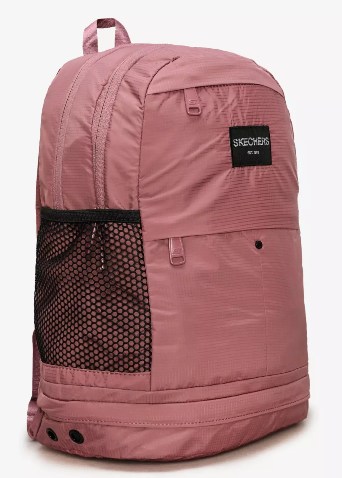 Skechers backpack: Vakadzi vatema uye vakasvibira, grey uye tsvuku, diki yebhuruu uye mamwe marudzi, ongororo 15455_20