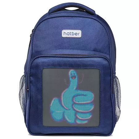 Backpacks Hatber: kisaran orthopedik kanthi layar lan model liyane saka review Company 15456_15