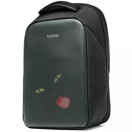 Backpacks Hatber: kisaran orthopedik kanthi layar lan model liyane saka review Company 15456_23