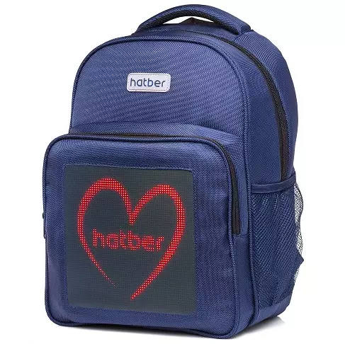 Backpacks Hatber: kisaran orthopedik kanthi layar lan model liyane saka review Company 15456_27