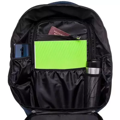Backpacks Hatber: kisaran orthopedik kanthi layar lan model liyane saka review Company 15456_31