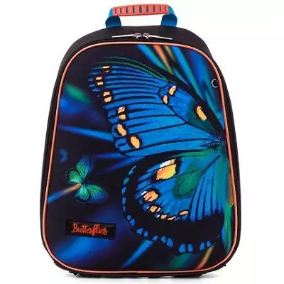 Backpacks Hatber: kisaran orthopedik kanthi layar lan model liyane saka review Company 15456_44