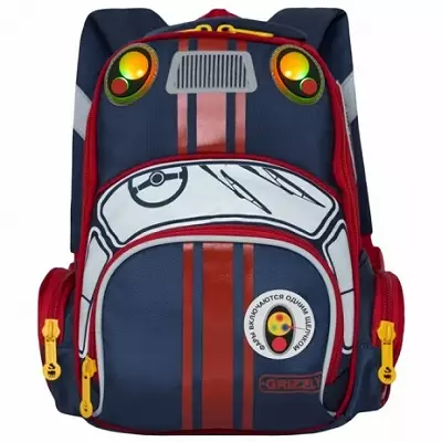 Backpacks preschool: zazakely ho an'ny zazalahy sy zazavavy, modely tsy misy pirinty sy ny superhero, backpars plastika ho an'ny ankizy 6 taona sy safidy hafa 15463_20