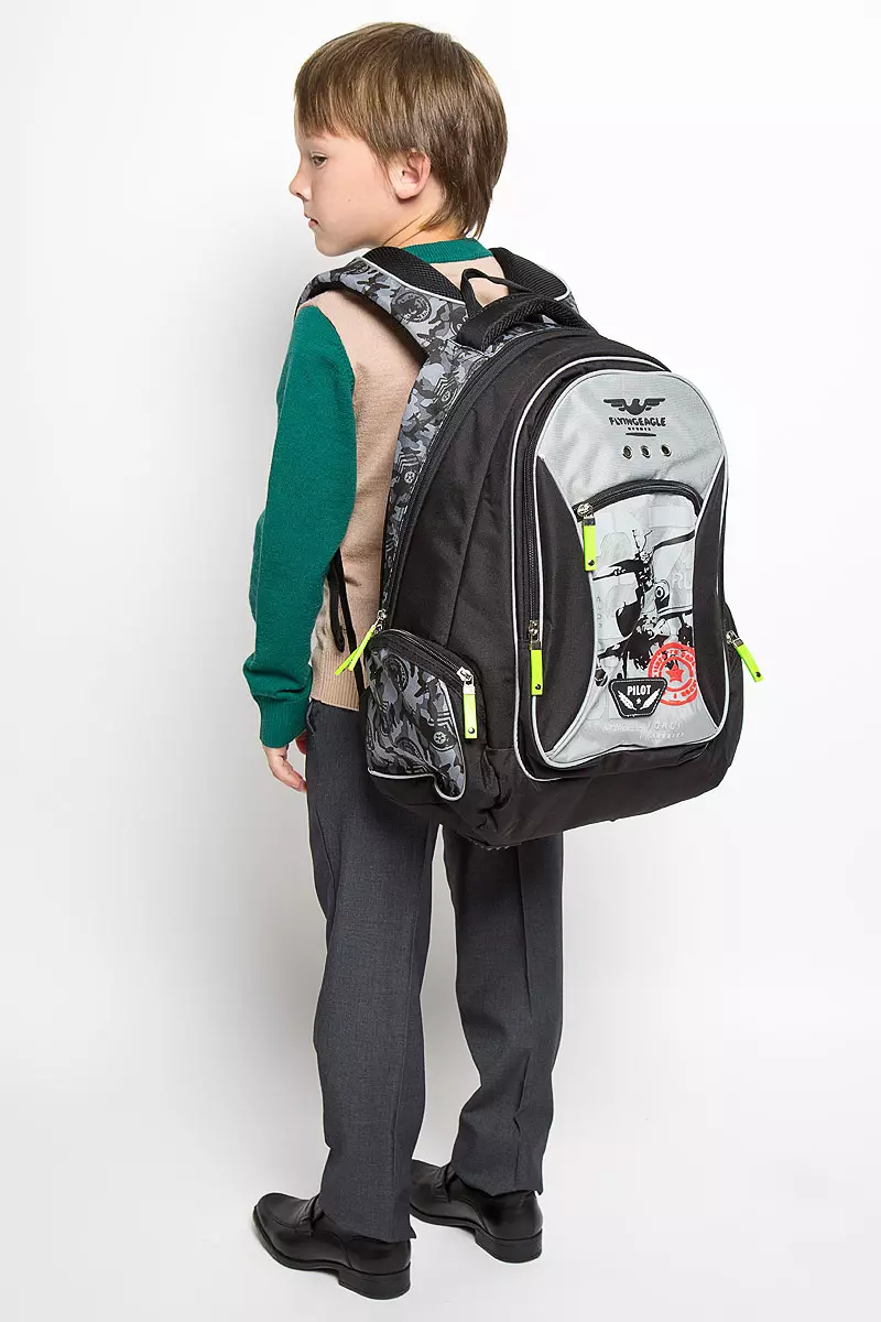 Sırt Çantaları ve Erich Krause Sıraları: Kızlar ve ilk greyder çocuklar için okul sırt çantaları, gençler için, ergonomik sırt ve diğerleri olan sırt çantaları 15465_52