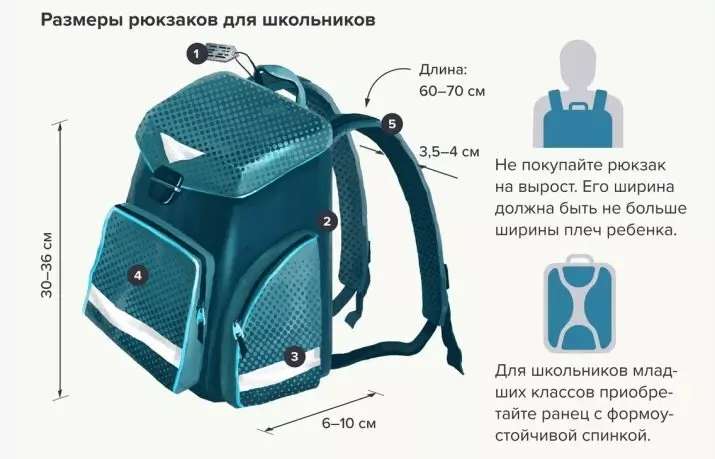How much should a schoolboy backpack weigh? Sanitary rates of weight for first grader, eighth grader and other classes. How much should the empty and full school backpack weigh? 15474_4
