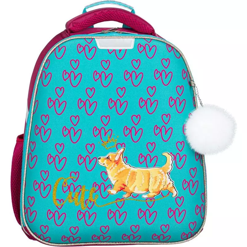 Backpacks lan ranges №1 Sekolah: Kitty Sekolah Backpacks kanthi kuping, ringkesan tas ransel orthopedic liyane 15481_3