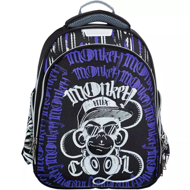 Backpacks na Rangi №1 Shule: Kitty School Backpacks na masikio, maelezo ya jumla ya backpacks nyingine ya orthopedic 15481_7