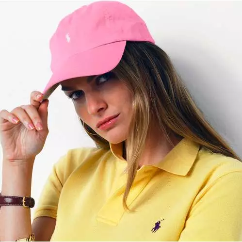 品牌帽（78張照片）：來自Ralph Lauren Pink Color，Tommy Hilfiger，Nike，Opey，Stone Island，Adidas，Diesel等的型號 15490_29