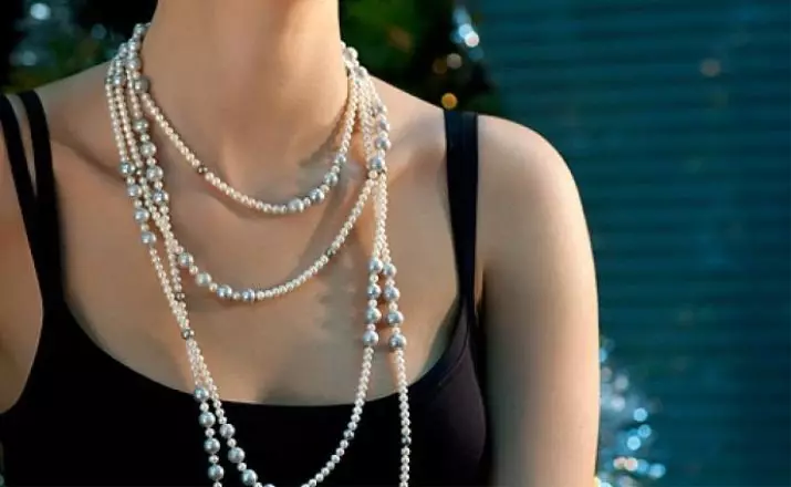 Pearl Beads (72 foto's): Wat om natuerlike swarte pearlmodellen te dragen, lange rivierspearls en multicolored 15506_28