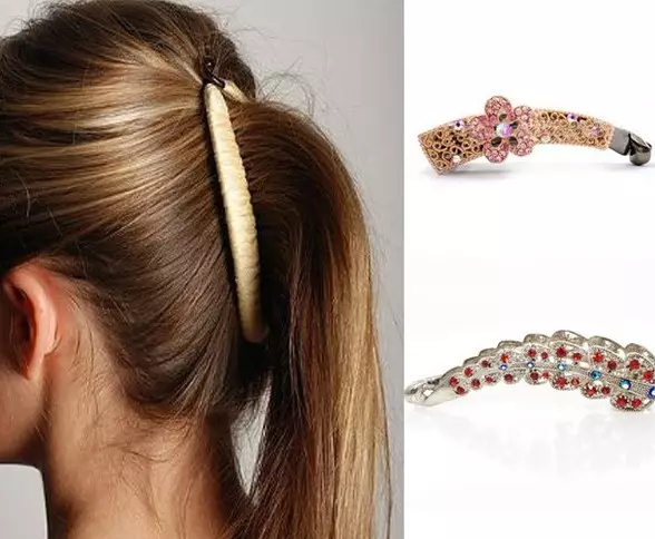 Barbana Banana (57 புகைப்படங்கள்): எப்படி அசல் Hairpin பயன்படுத்துவது Kanzashi இருந்து சிகை அலங்காரங்கள், சவால் எப்படி 15531_29