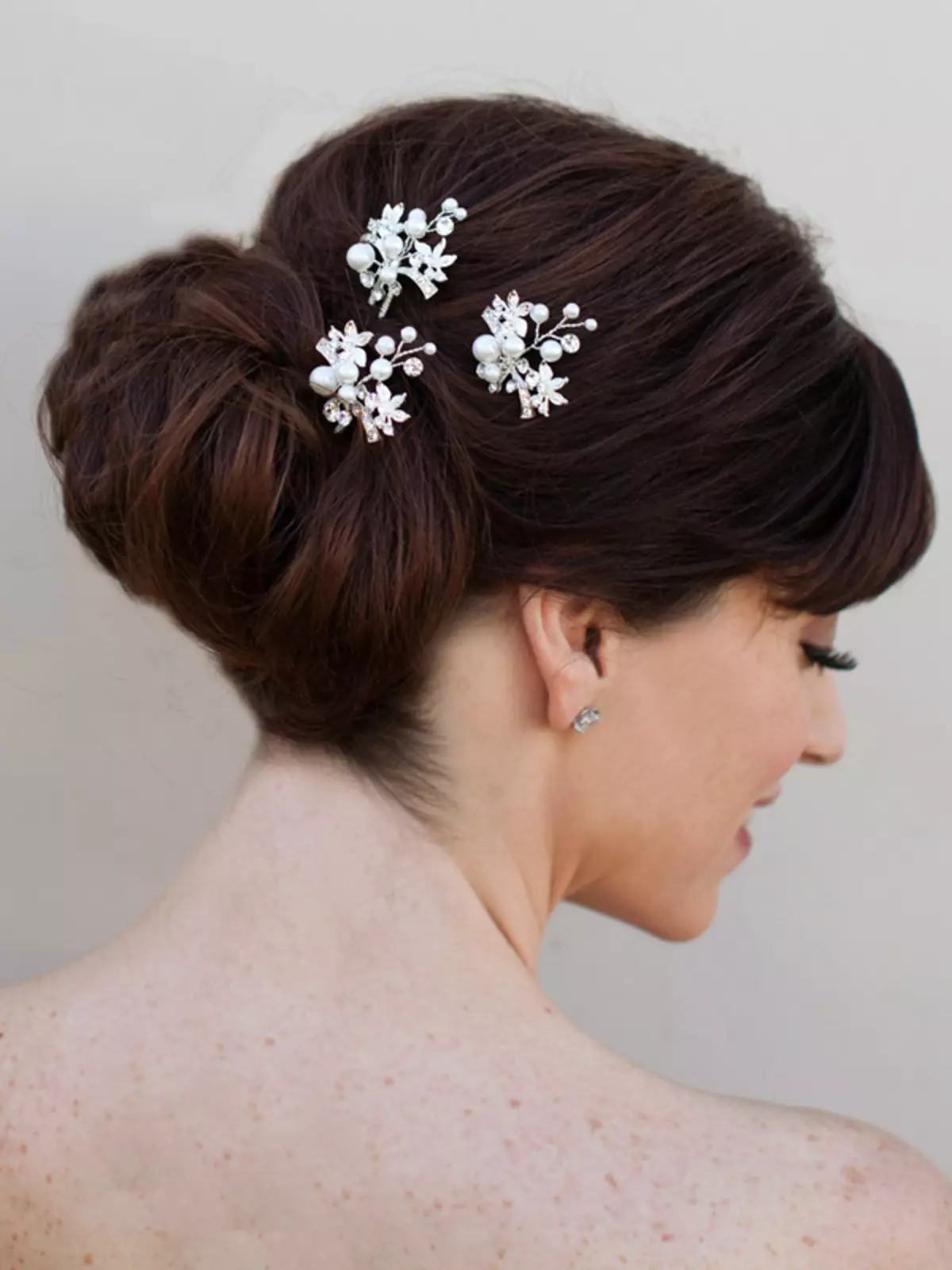 Horquillas de boda para el cabello (38 fotos): Modelos de boda para peinados Novia de Foamira 15534_25