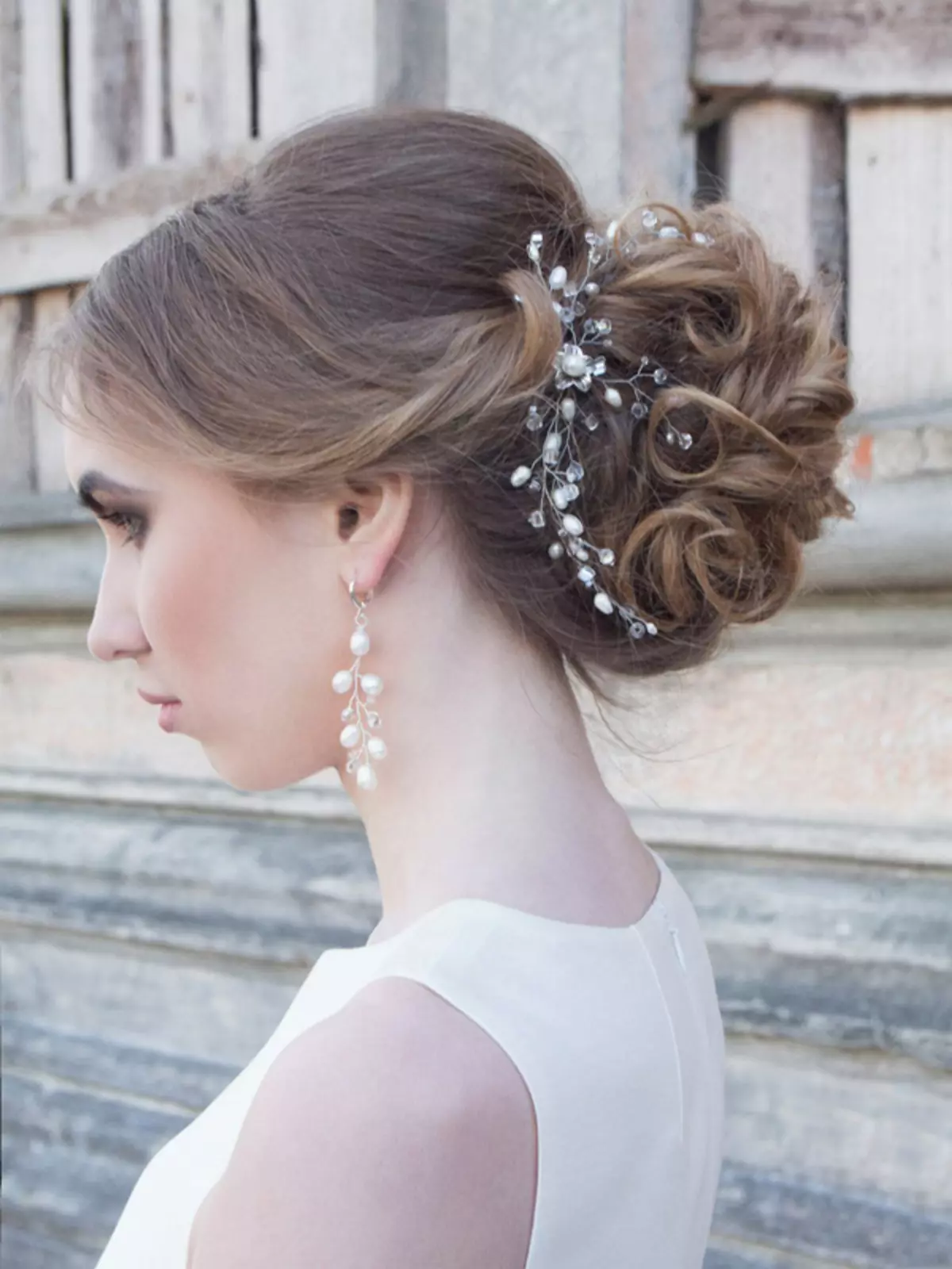 Horquillas de boda para el cabello (38 fotos): Modelos de boda para peinados Novia de Foamira 15534_26