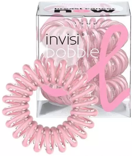 Rambut bebas karet (70 foto): Model silikon spiral invisibobble, Cara menggunakan, Reviews 15545_33