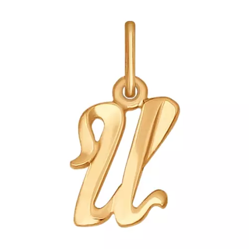Capa de carta (55 fotos): pingente de ouro sob a forma de A, C, pingentes de prata letras c, m, t, l, d, n, e 15547_24