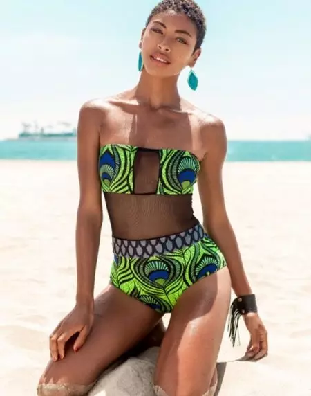 Green Swimsuit (39 foto): Fusion dan model terpisah 2021 1556_21