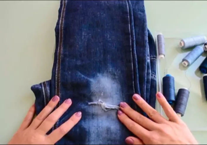 Eine Weste aus alten Jeans machen es selbst: Wie man näht, Muster 15573_43