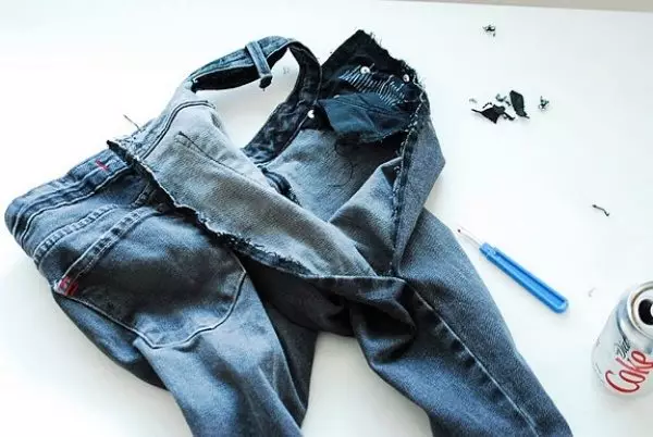 אפוד של ג 'ינס ישנים לעשות את זה בעצמך: איך לתפור, דפוסים 15573_44