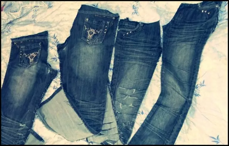 Vest de maljunaj jeans mem, kiel kudri, ŝablonoj 15573_8