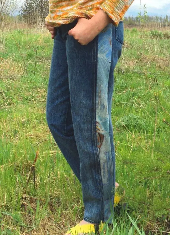 Як розтягнути джинси в домашніх умовах (48 фото): як розширити джинси в поясі, в Ляшка, з боків, в стегнах і збільшити розмір 15583_40
