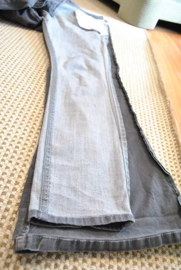 Cómo coser los jeans en la cintura o hacer una talla menos: cómo reducir en las caderas 15584_23