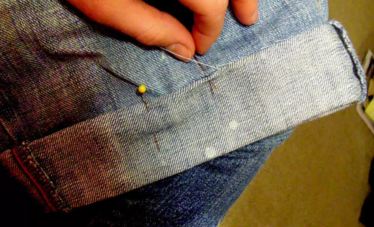 Cara Membuat Celana Pendek Dari Jeans (48 Foto): Cara Memangkas Jeans Di Bawah Celana Pendek Wanita Fashionable, Cara Menjahit Dan Redo 15589_21