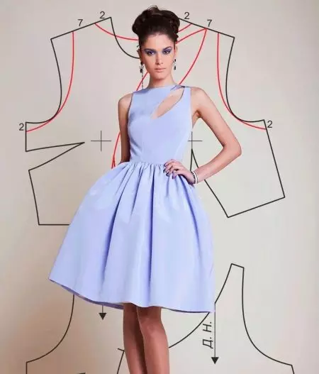 Modele de rochii: Cum să-l faci singur, modele simple pentru începători, 7 modele și modelare 15591_20