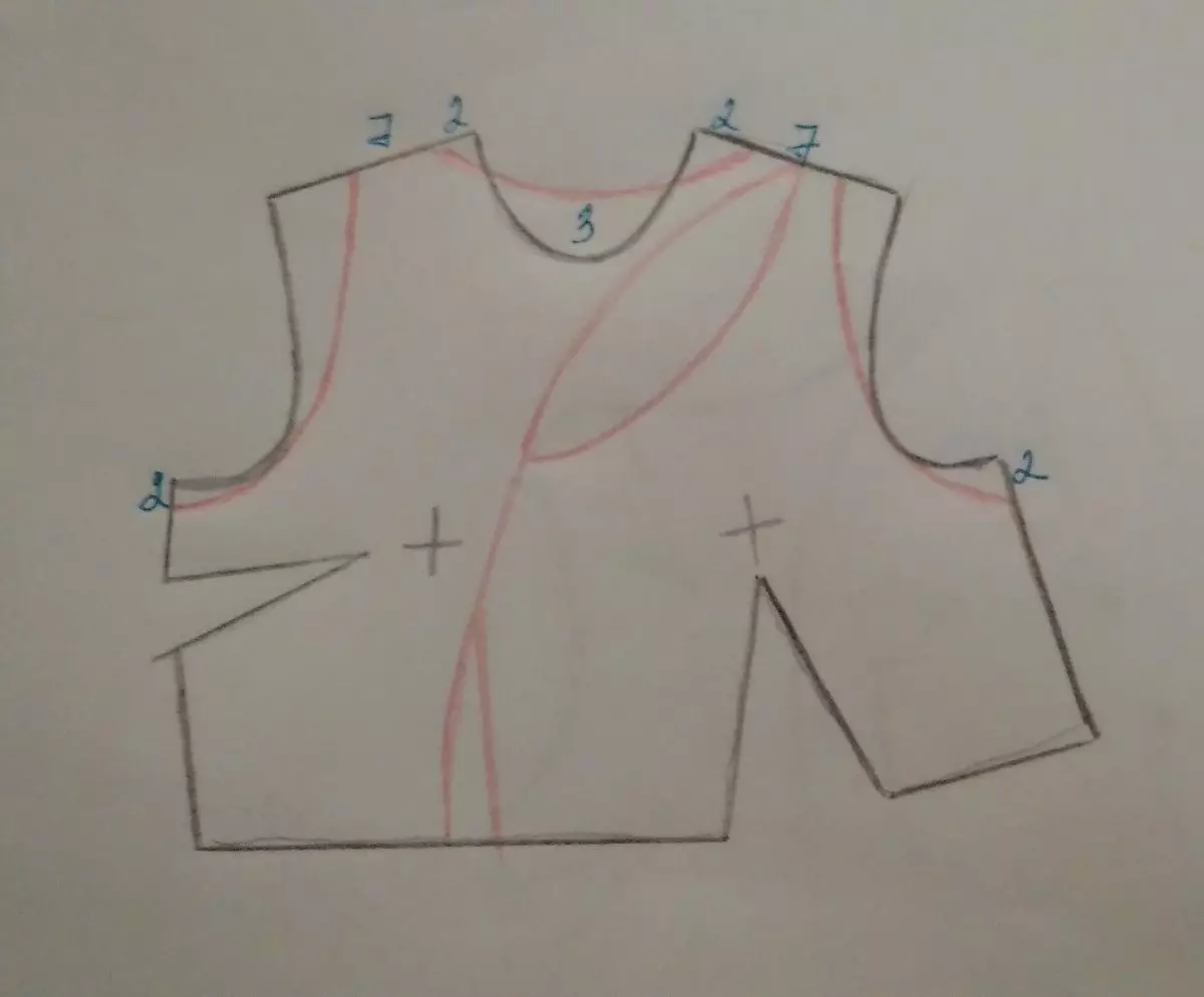 Malleja mekkoja: miten tehdä se itse, yksinkertaisia ​​kaavoja aloittelijoille, 7 kuvioita ja mallinnus 15591_22