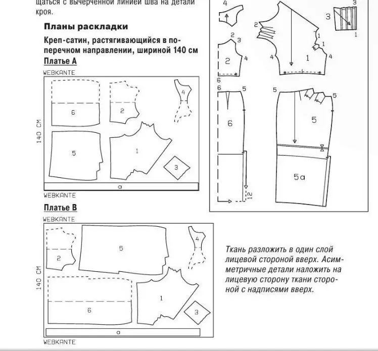 Corak pakaian: bagaimana untuk menjadikannya sendiri, corak mudah untuk pemula, 7 corak dan pemodelan 15591_4