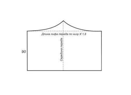 Pattern ng Dresses: Paano gawin ito sa iyong sarili, simpleng mga pattern para sa mga nagsisimula, 7 mga pattern at pagmomolde 15591_42