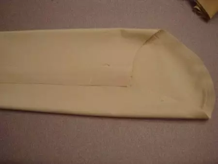 Sleeve of rough fabric