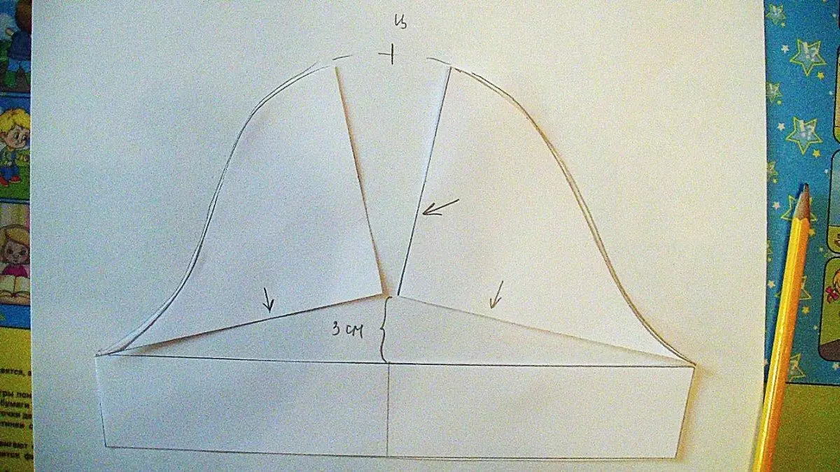 Simulation of the raised sleeve step 2