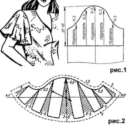 மாடலிங் சட்டை-இடுப்பு