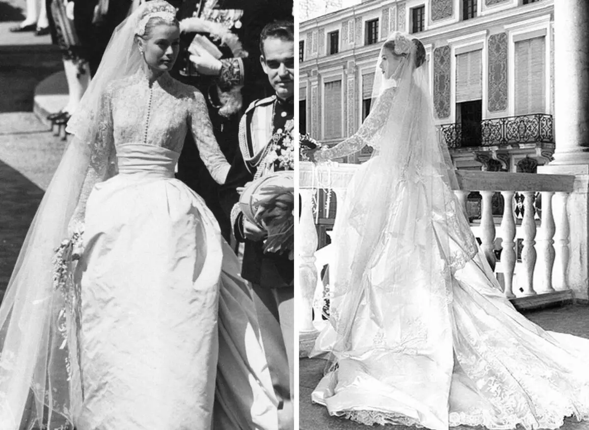 Esküvői ruha selyem Grace Kelly