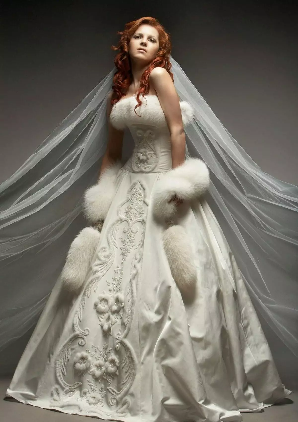 Téli esküvői ruha